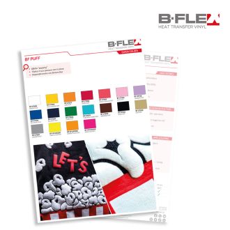 BFLEX kleurenkaart PUFF monsters stalen