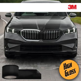 Dechromingstape 3M Hoogglans 5cm superglanzend zwart