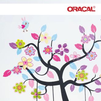 Oracal 638 wit zwart 63cm