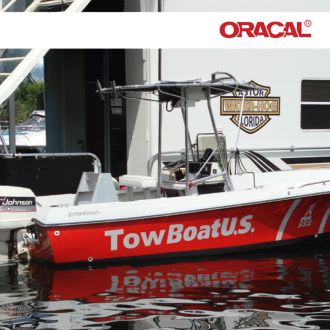 Oracal wit zwart transparant 751 cast