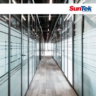 SunTek White matte glasfolie melkglas  lichtdoorschijnend effect privacy