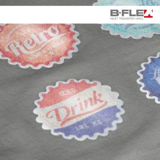 Reflecterende printfolie wit bflex digitalp rint