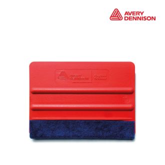 Avery Easy Touch Red Flex rakel met vilt 10cm rode rakel