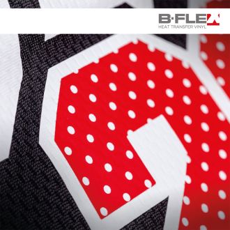 Bf sport geperforeerd bflex textiel heat transfer