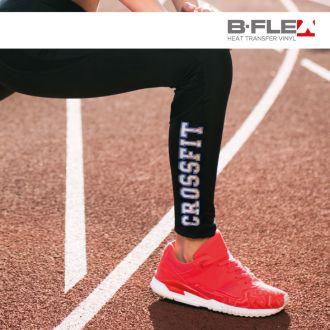 Thermo transfer bedrukking matt papieren of PET achterkant bflex bf print top digital print