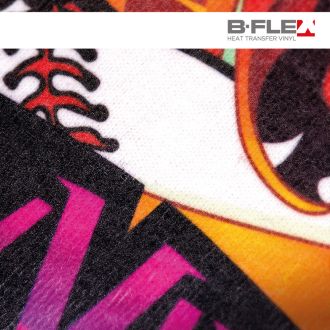 Transparant matt digitaal printen heat transfer bflex