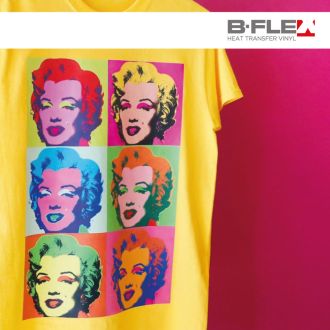 Semi matt White print00 heat transfer bflex digital print