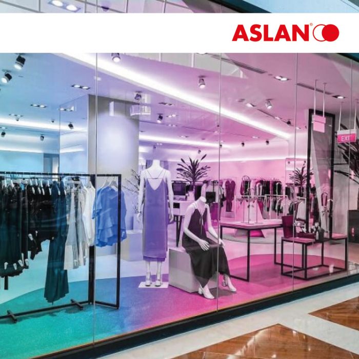 Aslan holografisch kleurverandering iriserend effect 137cm nebula