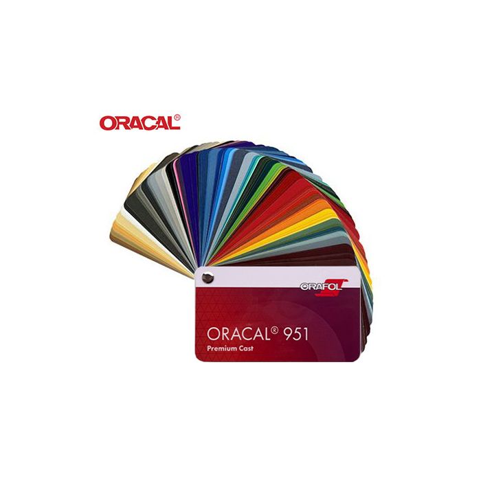 Kleurenwaaier Oracal 951 sample book