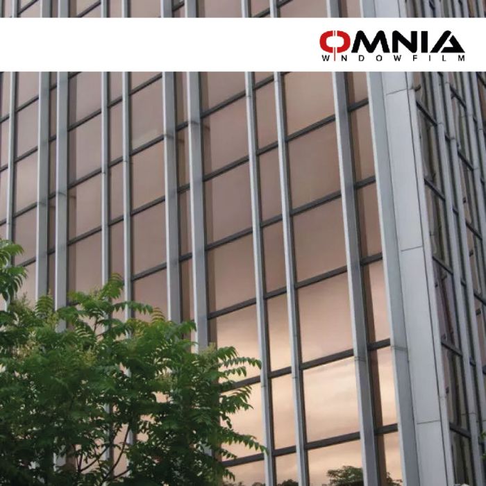 Koper brons effect reflecterend folie 20 Omnia