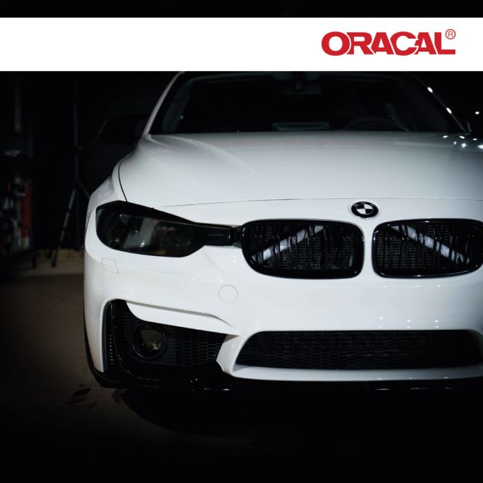 Koplamp folie auto donker grijs  63cm