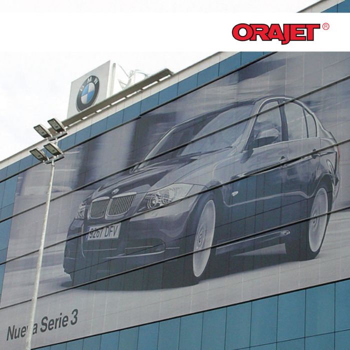 Orajet 3675 one way vision 152cm geperforeerd voertuigen etalages glazen media middellange- en korte termijn laminaat oraguard 297 