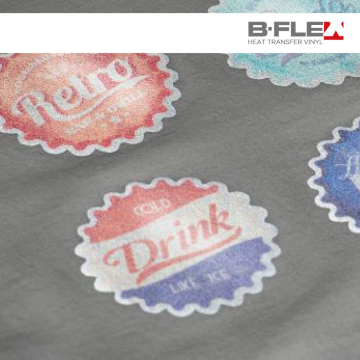 Reflecterende printfolie wit bflex digitalp rint