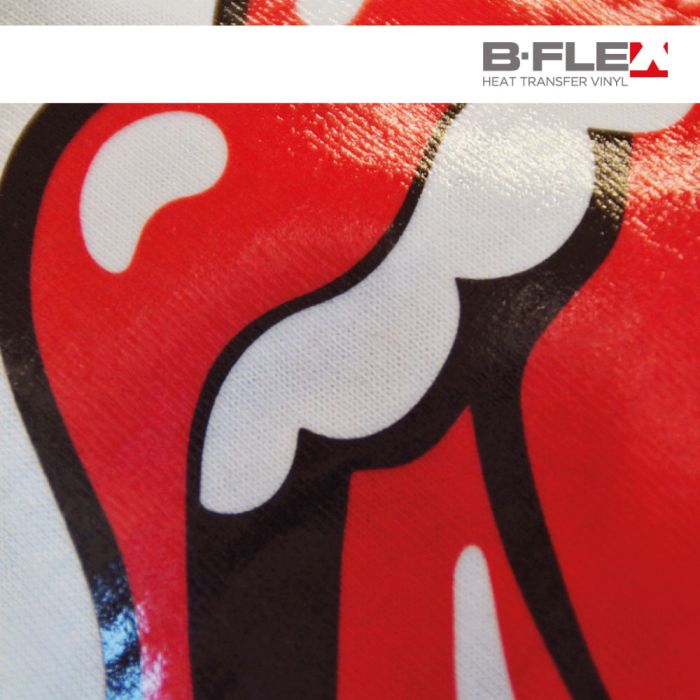 Transparant gloss digital print heat transfer bflex