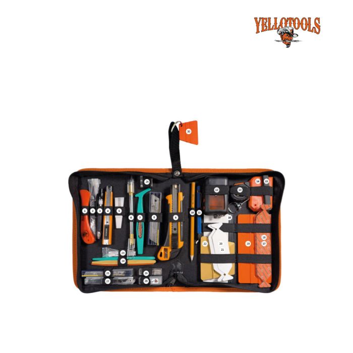 Yellotools accessoires set etui tas gereedschappen
